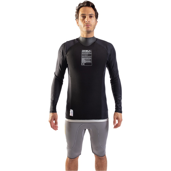 2026 Gul Mens Response 1mm Thermo Top RE0057-C1 - Black / Contour Camo